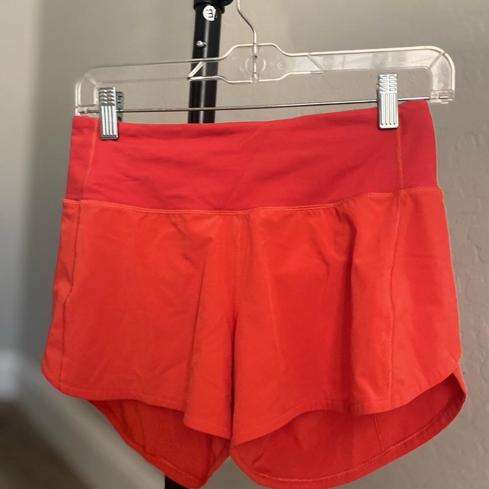 Lululemon speed shorts size 4 tall